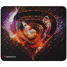 Podložka pod myš Genesis CARBON 500 M STEEL, 30×25 cm černá

