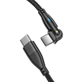 Kabel 3mk Hyper N-SERIES USB-C/USB-C, otočný, 60W, 2m černý

