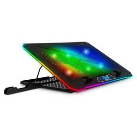 Chladící podložka pro NTB Evolveo Ania 9RGB černá

