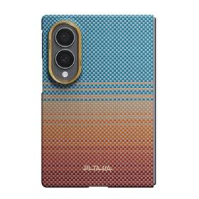Kryt na mobil Pitaka na Samsung Galaxy Z Fold 8 červený/oranžový

