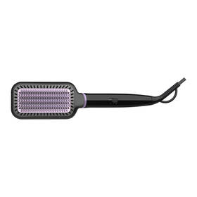 Žehlicí kartáč Philips BHH880/00 černý/fialový

