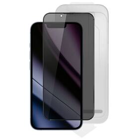 Tvrzené sklo Epico Privacy 3D Ultra-wide Fit na Apple iPhone 13/13 Pro/14/16e/17e s aplikátorem 

