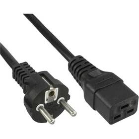 Kabel PremiumCord síťový k počítači 230V 16A IEC 320 C19 konektor, 1,5 m 

