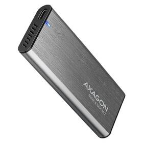 Externí rámeček Axagon RAW box USB-C 3.2 Gen 2, M.2 NVMe & SATA SSD stříbrný

