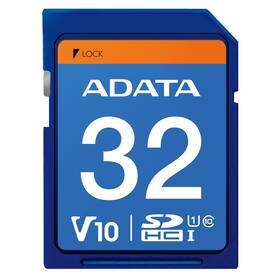 Paměťová karta ADATA Premier SDHC 32GB UHS-I Class 10 modrá

