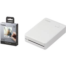 Fototiskárna Canon SELPHY QX20 KIT + XS-20L (20 ks papíru) bílá

