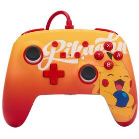 Gamepad PowerA Enhanced Wired - Nintendo Switch -  Oran Berry Pikachu 

