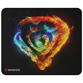 Podložka pod myš Genesis CARBON 500 M FIRE, 30×25 cm černá


