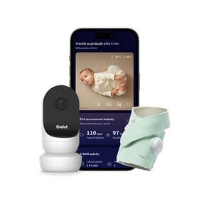 Sada kamery a chytré ponožky Owlet Dream Sock + Cam2 Bundle - Mint zelená barva
