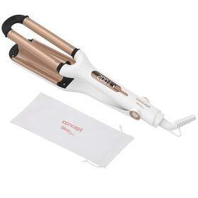 Kulma vlnkovač Concept KT2140 GLAM Style bílá/rose gold

