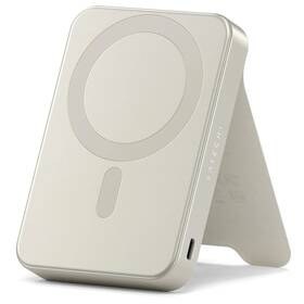 Powerbanka Satechi Qi2 10000 mAh béžová barva
