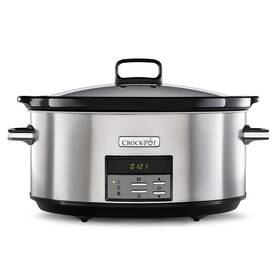 Pomalý hrnec CrockPot CSC063X černý/nerez

