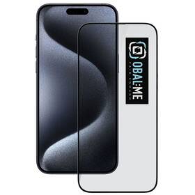 Tvrzené sklo Obal:Me 5D na Apple iPhone 15 Pro černé

