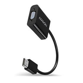 Redukce Axagon HDMI/VGA černá

