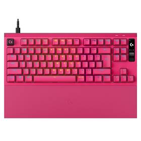 Klávesnice Logitech PRO X2 RAPID, US INT'L růžová

