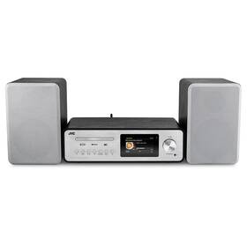 Minisystém JVC MX-E455S stříbrný


