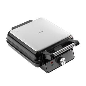 Vaflovač Huslog HUS1031 černý/stříbrný

