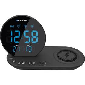Radiobudík Blaupunkt CR85 CHARGE, Qi černý

