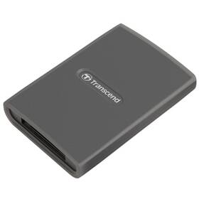 Čtečka paměťových karet Transcend RDE2, USB-A, USB-C/CFexpress typ B šedá


