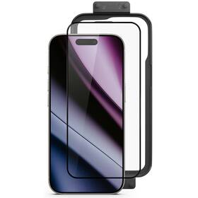 Tvrzené sklo Epico Hero 3D s instalačním rámečkem na Apple iPhone 16 Pro Max 

