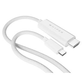 Kabel Hyper 4K USB-C / HDMI, 2,5 m bílý

