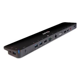 Dokovací stanice Club3D USB-C s napájecím adaptérem Triple Display Dynamic PD, 65 W černá

