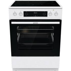 Sklokeramický sporák Gorenje GECS6C70WPA bílá barva
