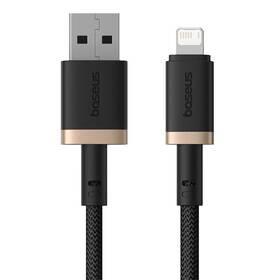 Kabel Baseus Dura USB/Lightning, 2.4A, 1m černý/zlatý


