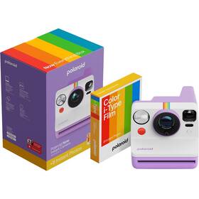 Instantní fotoaparát Polaroid Now Gen 3 Bundle Color Film (8 ks) fialový

