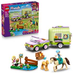 Stavebnice LEGO® Friends 42695 Přívěs s koněm a hříbětem 


