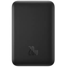 Powerbanka Baseus Mini s bezdrátovým nabíjením 5000 mAh 20W USB-C černá

