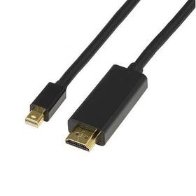 Kabel AQ HDMI / mini DisplayPort, 2 m černý

