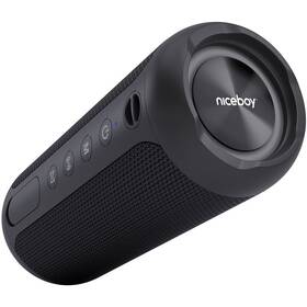 Přenosný reproduktor Niceboy Polaris černá barva
