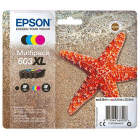 Inkoustová náplň Epson 603XL, 550/3x350 stran vícebarevná

