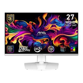 Herní monitor MSI MAG 272QPW QD-OLED X28 bílý

