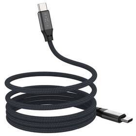 Kabel FIXED magnetický USB-C/USB-C, PD, 240W, 1,2m šedý

