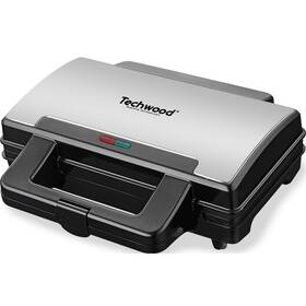 Vaflovač Techwood TGE1000I černý/stříbrný

