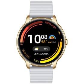 Chytré hodinky ARMODD Slim bílá barva
