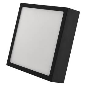 Stropní svítidlo EMOS Nexxo, čtverec, 12,5W, CCT černé

