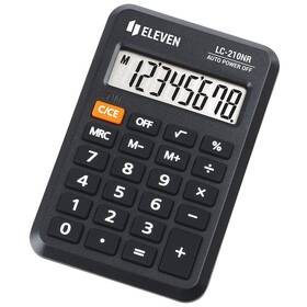Kalkulačka Eleven LC210NR, kapesní, osmimístná černá


