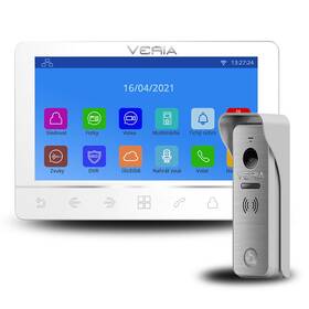 Dveřní videotelefon VERIA 8276B + vstupní stanice VERIA 831 bílý

