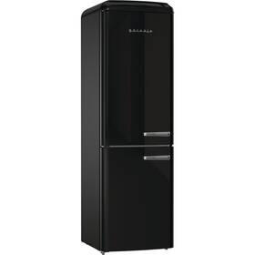 Chladnička s mrazničkou Gorenje ONRK619DBK-L černá barva
