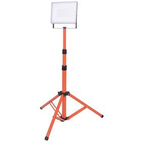 Reflektor Solight 100 W, 9000 lm, 4000 K, IP65, s vysokým stojanem oranžový

