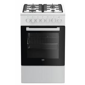 Kombinovaný sporák Beko FSM 52120 DW bílá barva
