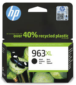 Inkoustová náplň HP 963XL, 2 000 stran černá

