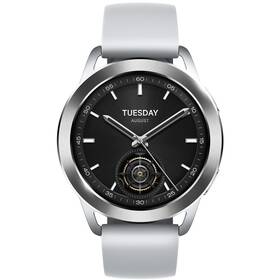 Chytré hodinky Xiaomi Watch S3 stříbrná barva
