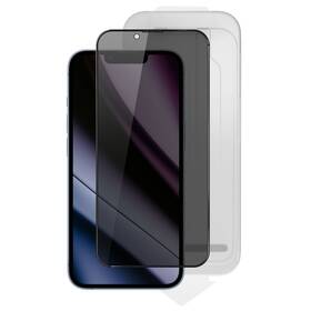 Tvrzené sklo Epico Privacy Glass 3D DF Ultra na Apple iPhone 14 Pro/15/16 s aplikátorem 

