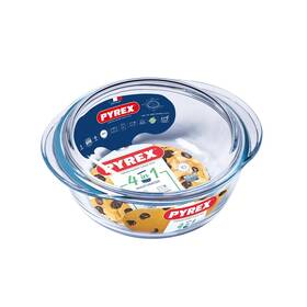Zapékací mísa Pyrex průměr 18 cm, 1,3 l sklo

