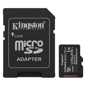 Paměťová karta Kingston Canvas Select Plus MicroSDXC 1TB UHS-I U3 (R150/W30) + adaptér černá

