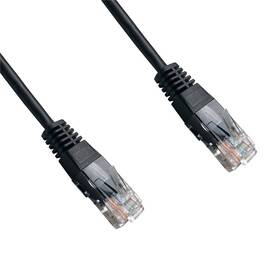 Kabel DATACOM UTP RJ45 Cat.6, 0,25 m černý

